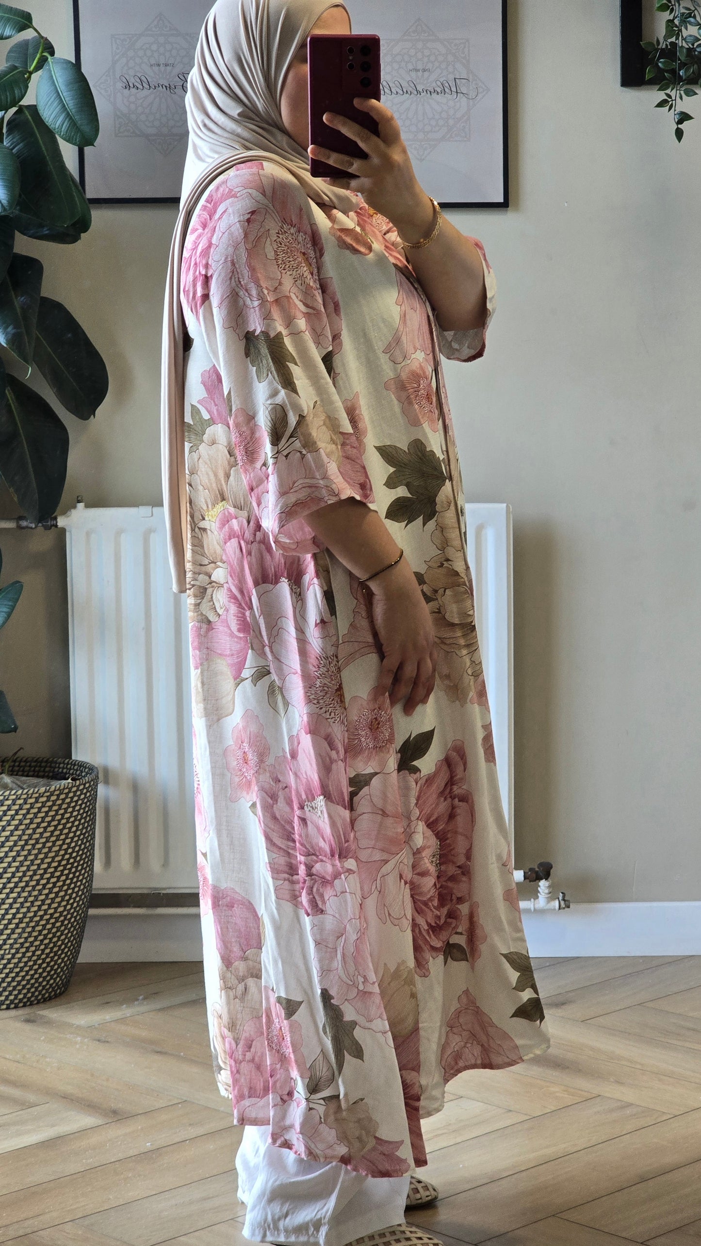 Rosalie Bloom Linen Dress 🌸