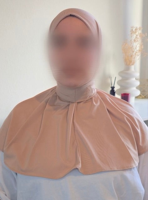 Instant Hijab – Soft Drape |Taupe