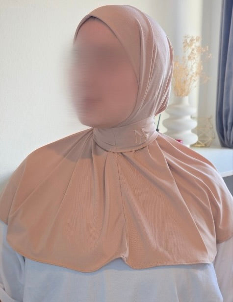 Instant Hijab – Soft Drape |Taupe