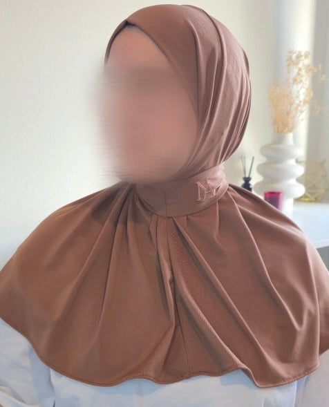 Instant Hijab – Soft Drape |Mocha