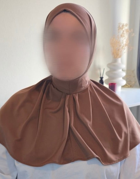 Instant Hijab – Soft Drape |Mocha