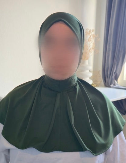 Instant Hijab – Soft Drape |Olive
