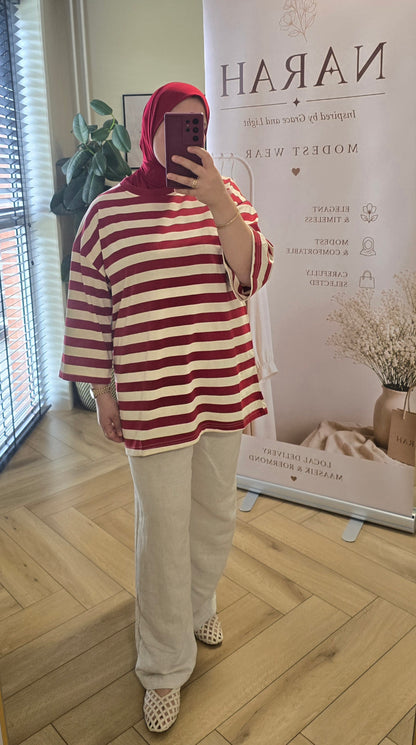 Lina Stripe Tee