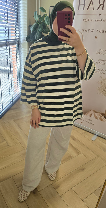 Lina Stripe Tee