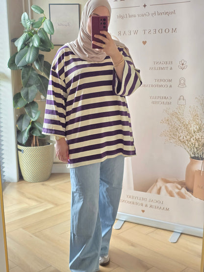Lina Stripe Tee