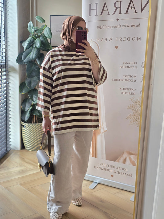 Lina Stripe Tee
