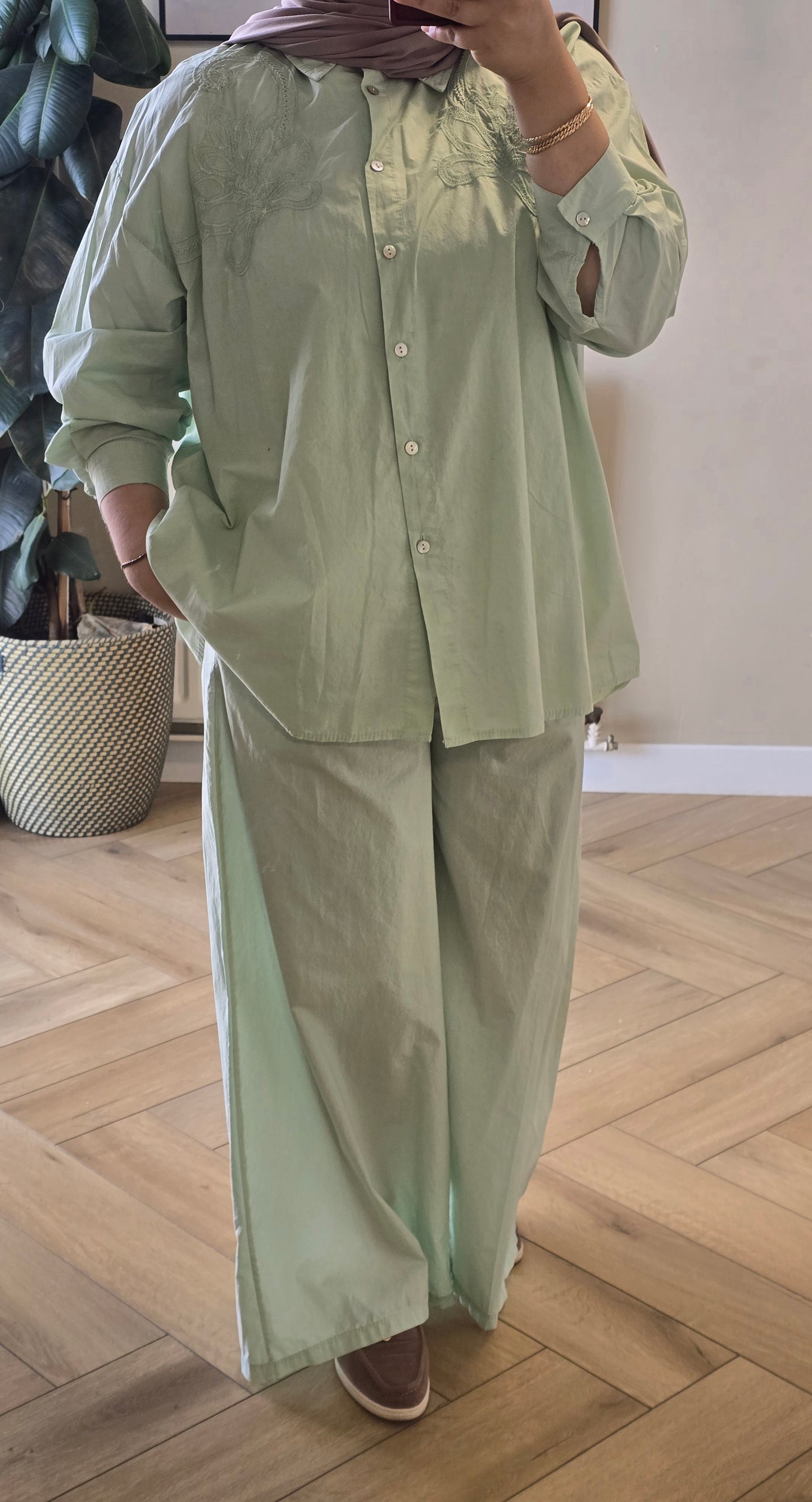 Sage Twinset