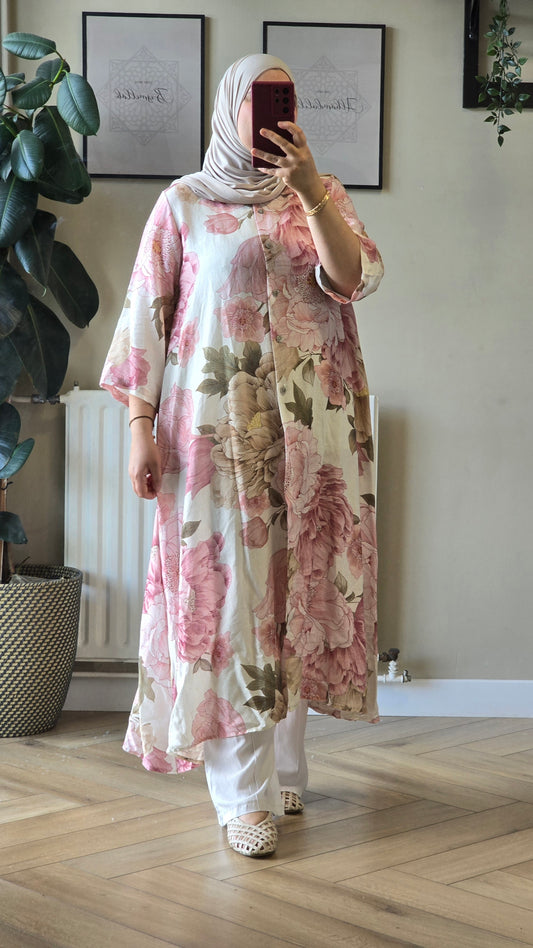 Rosalie Bloom Linen Dress 🌸