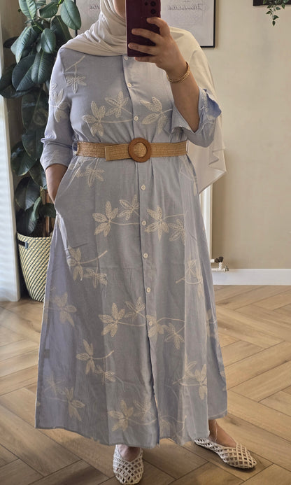 Elara Embroidered Dress
