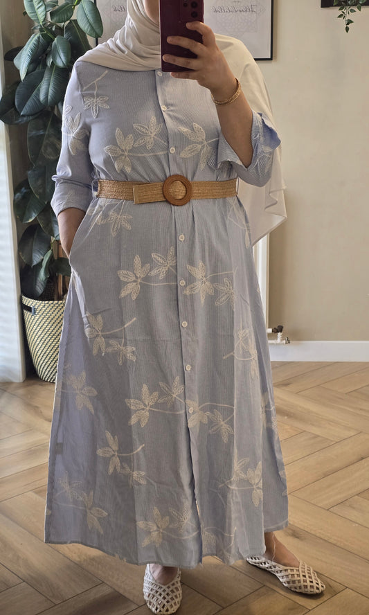 Elara Embroidered Dress