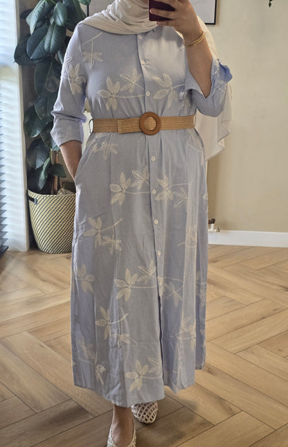 Elara Embroidered Dress