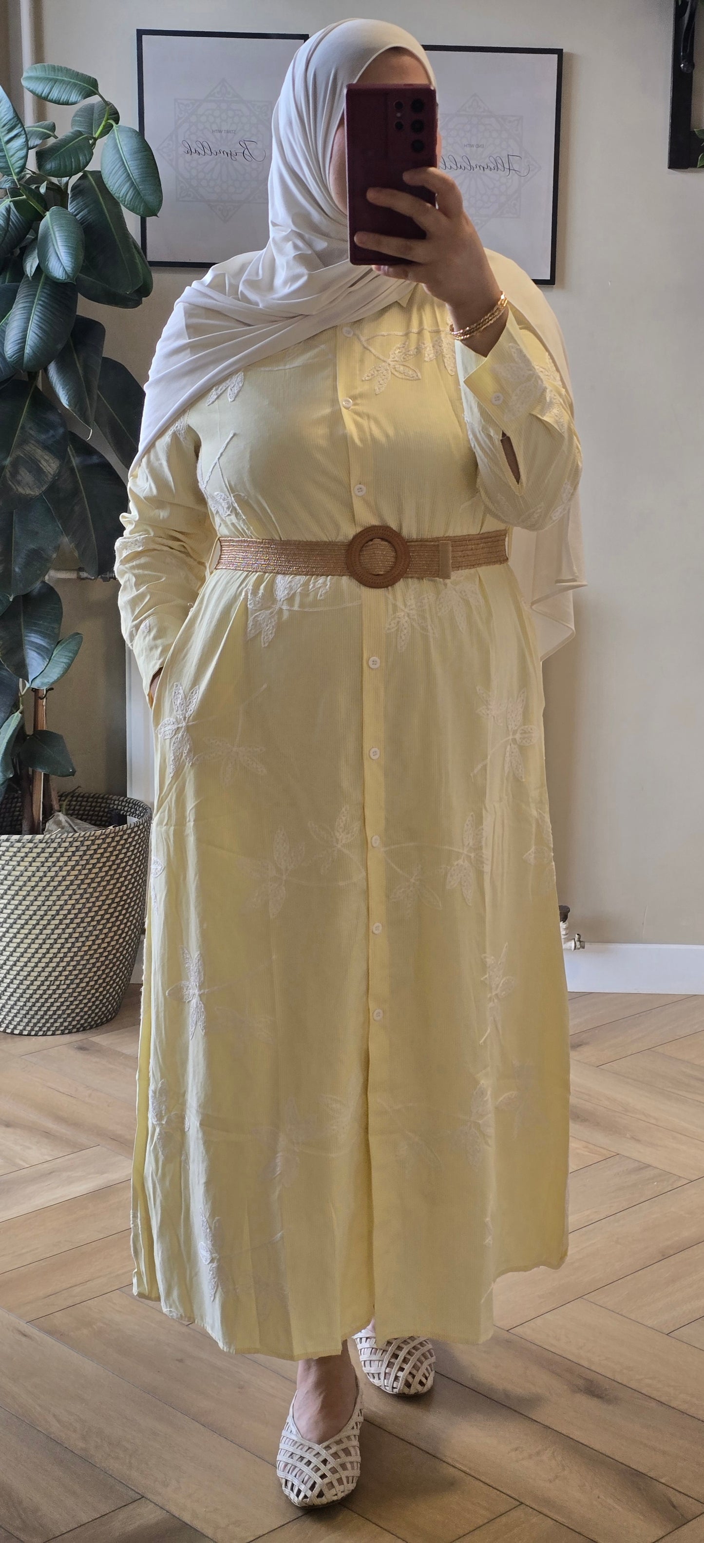 Elara Embroidered Dress