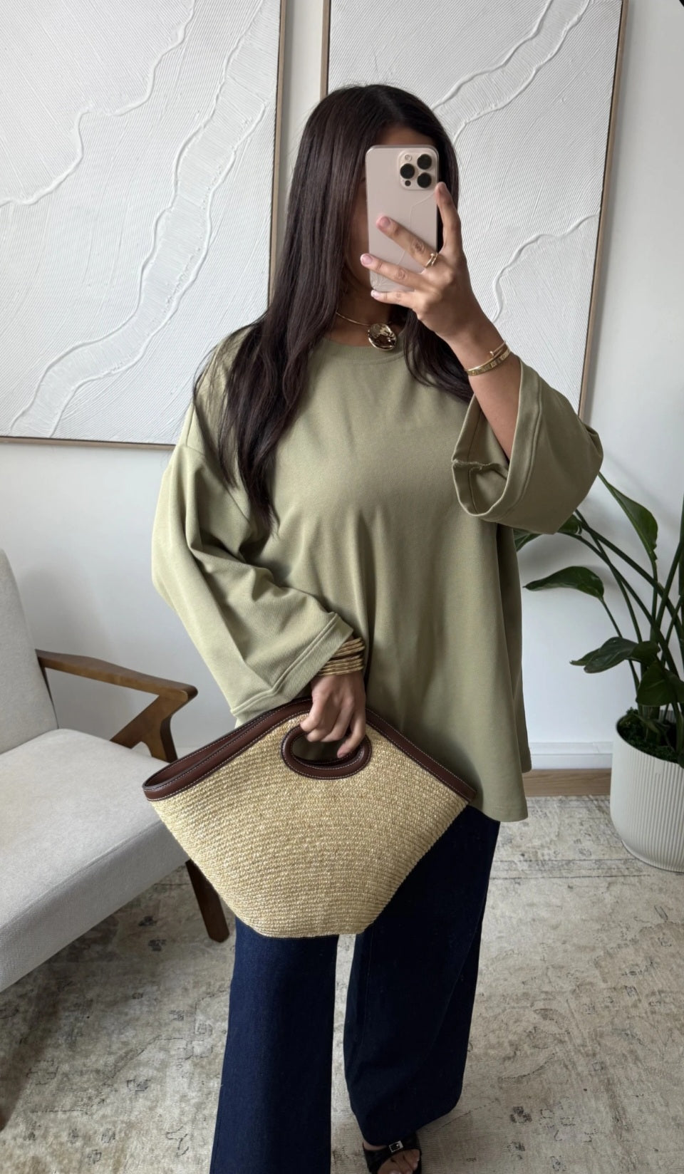Oversized Basic Top